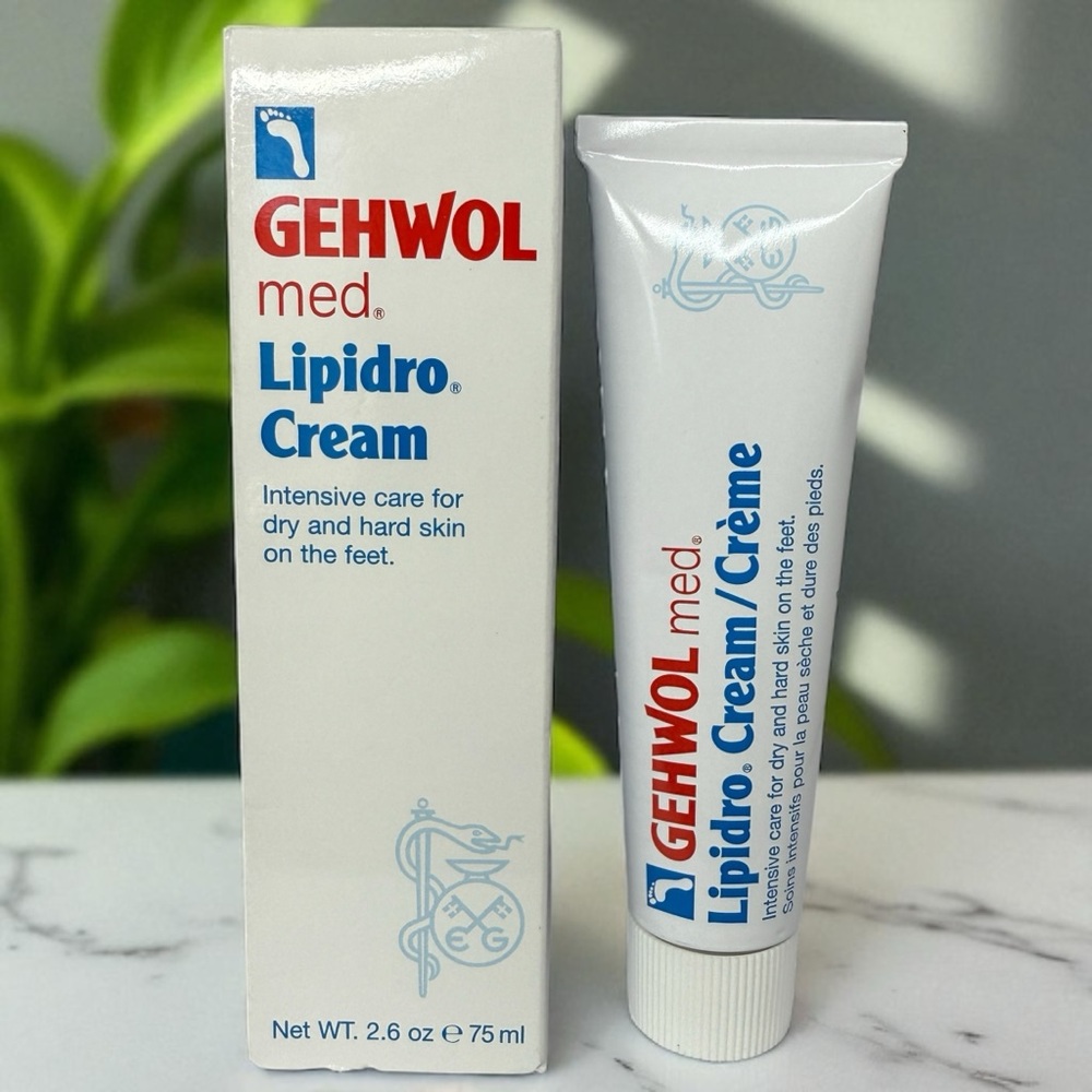 Gehwol‎ Med Lipidro Cream Intensive Care For Dry & Hard Skin On Feet 2.6 Fl Oz